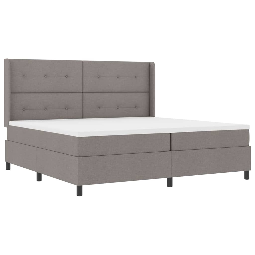 Letto a Sorgente LED con testiera Talpa 200 x 200 cm Tessuto | homemem39