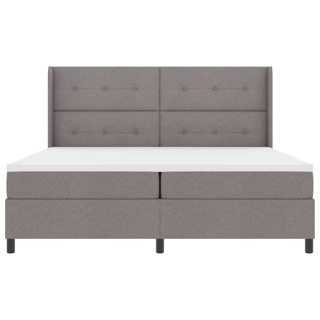 Letto a Sorgente LED con testiera Talpa 200 x 200 cm Tessuto | homemem39