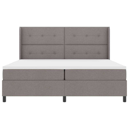 Letto a Sorgente LED con testiera Talpa 200 x 200 cm Tessuto | homemem39