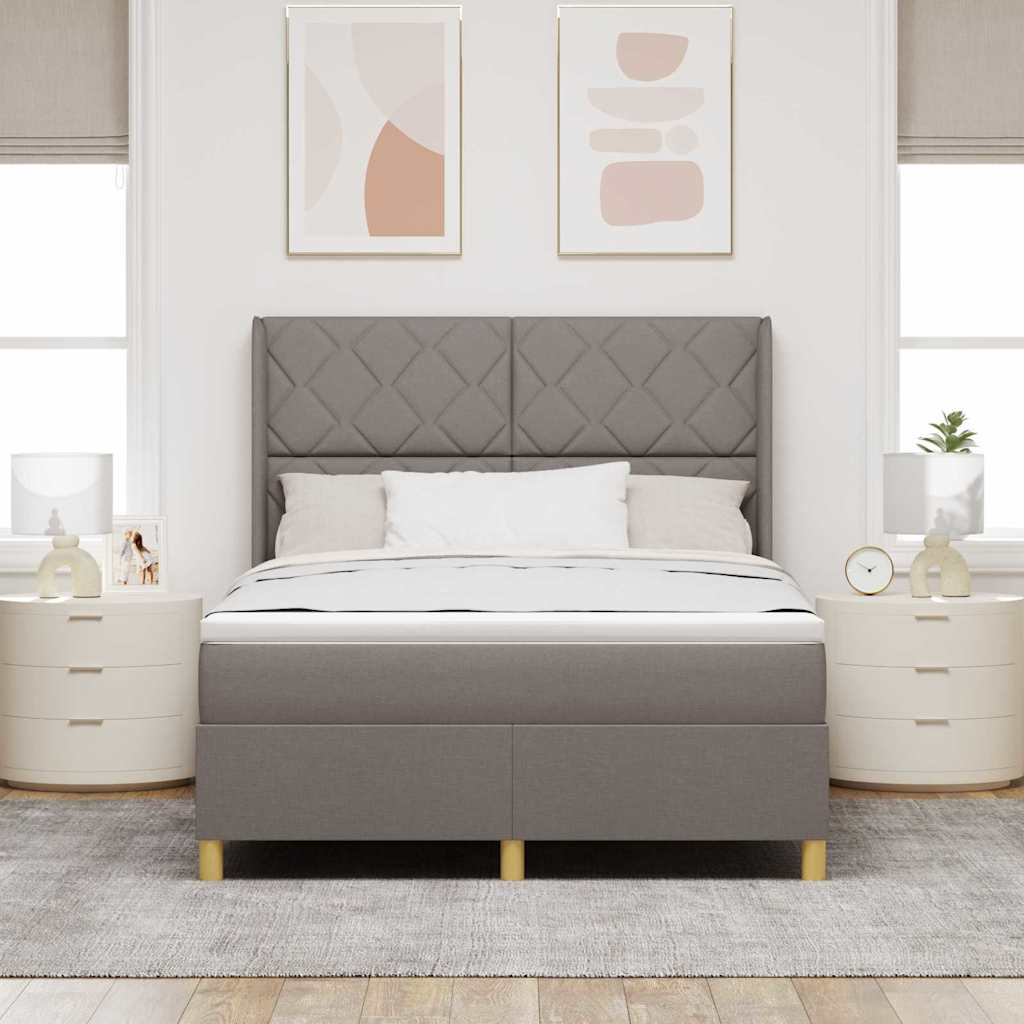 Letto a molle con strisce LED Talpa 140 x 200 cm Tessuto | homemem39