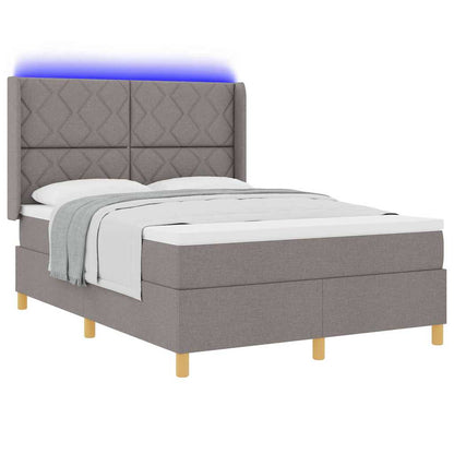 Letto a molle con strisce LED Talpa 160 x 200 cm Tessuto | homemem39