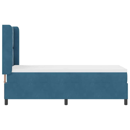 Letto a molle con strisce LED Blu 80 x 200 cm Velluto | homemem39