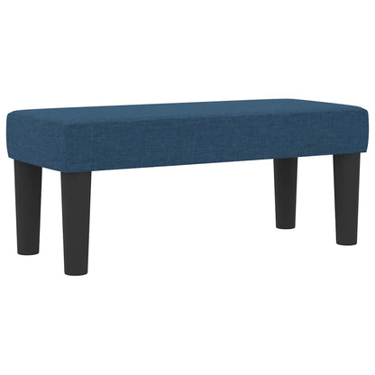 Letto a molle con testiera Blu 90 x 200 cm Tessuto | homemem39