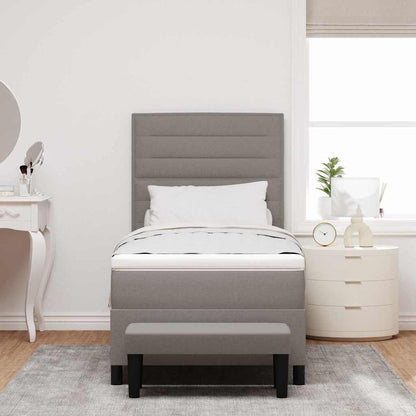 Letto a molle con testiera Talpa 100 x 200 cm Tessuto | homemem39