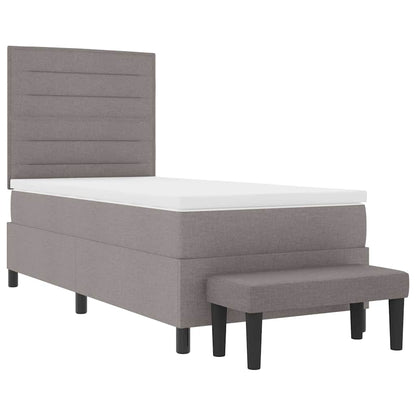 Letto a molle con testiera Talpa 100 x 200 cm Tessuto | homemem39