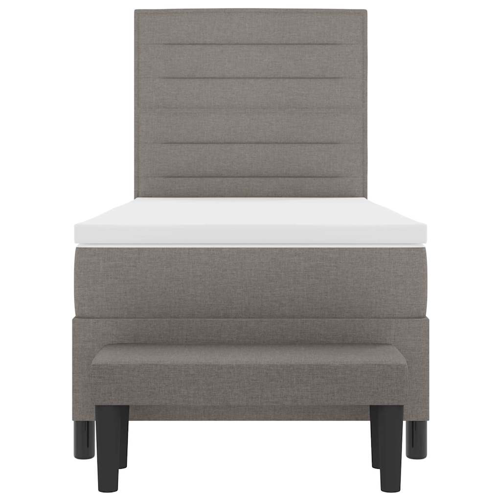 Letto a molle con testiera Talpa 100 x 200 cm Tessuto | homemem39
