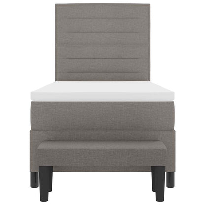 Letto a molle con testiera Talpa 100 x 200 cm Tessuto | homemem39
