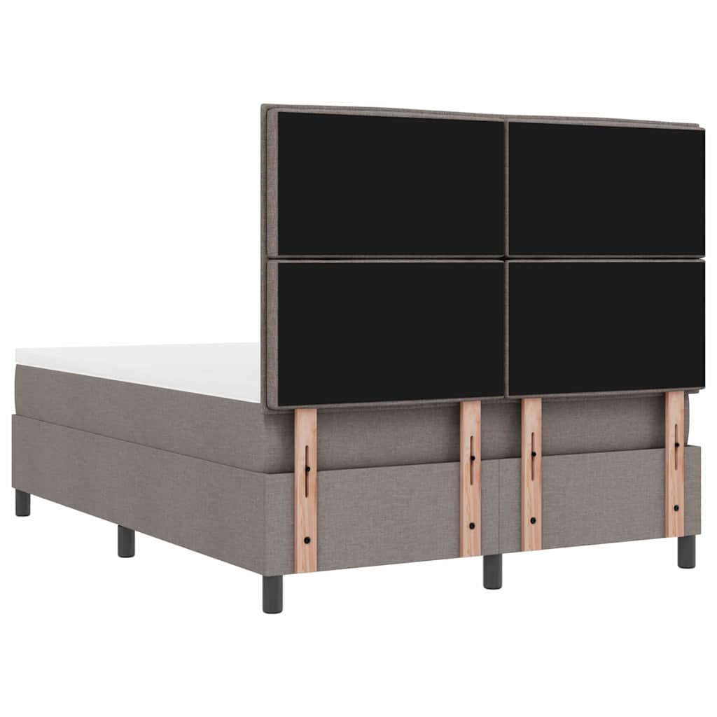 Letto a molle con testiera Talpa 140 x 190 cm Tessuto