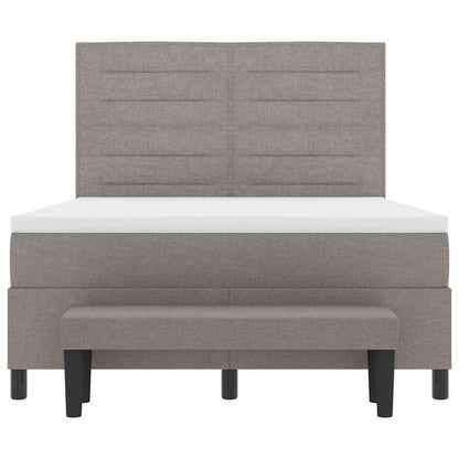 Letto a molle con testiera Talpa 140 x 190 cm Tessuto
