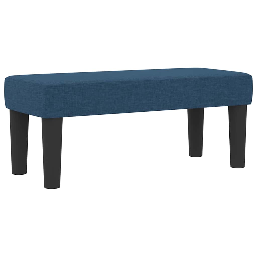 Letto a molle con testiera Blu 80 x 200 cm Tessuto | homemem39