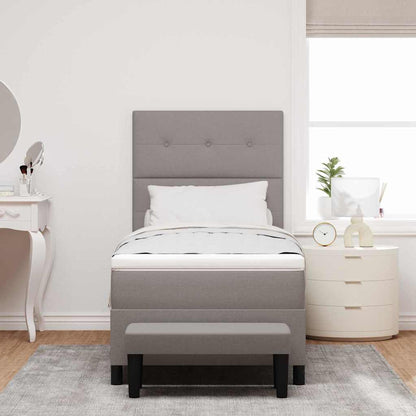 Letto a molle con testiera Talpa 90 x 190 cm Tessuto | homemem39