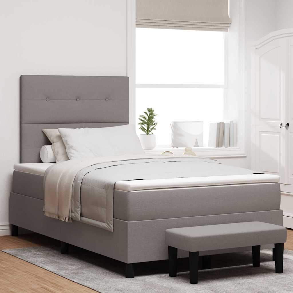 Letto a molle con testiera Talpa 120 x 190 cm Tessuto | homemem39