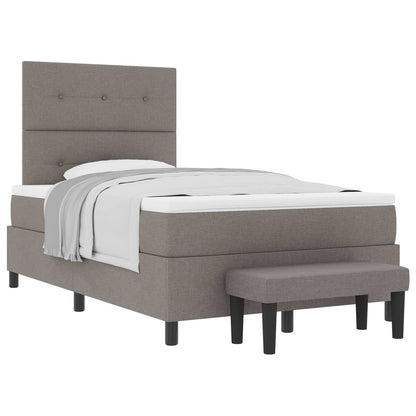 Letto a molle con testiera Talpa 120 x 190 cm Tessuto | homemem39