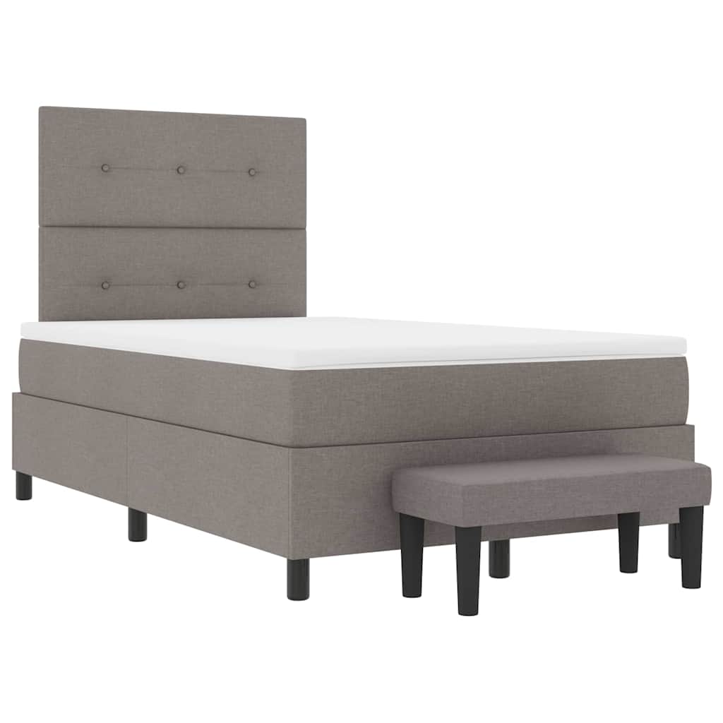 Letto a molle con testiera Talpa 120 x 190 cm Tessuto | homemem39