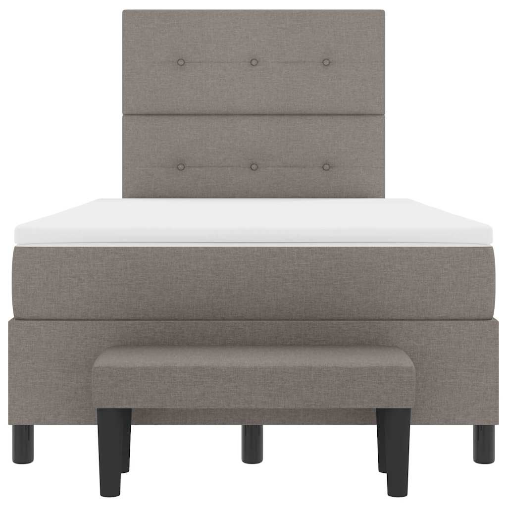 Letto a molle con testiera Talpa 120 x 190 cm Tessuto | homemem39