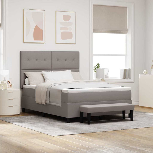 Letto a molle con testiera Talpa 140 x 190 cm Tessuto | homemem39
