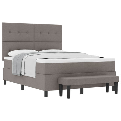 Letto a molle con testiera Talpa 140 x 190 cm Tessuto | homemem39