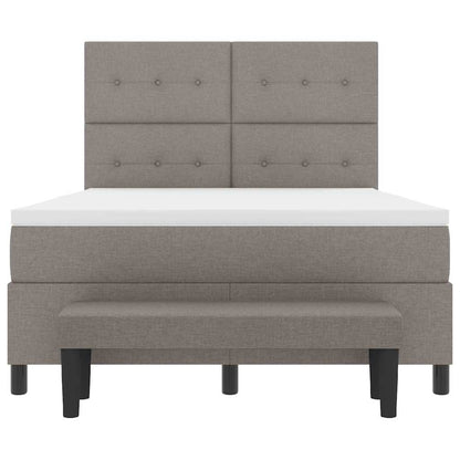Letto a molle con testiera Talpa 140 x 190 cm Tessuto | homemem39