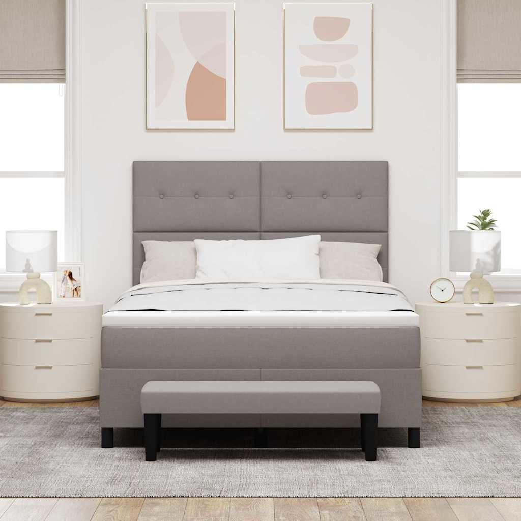 Letto a molle con testiera Talpa 160 x 200 cm Tessuto | homemem39