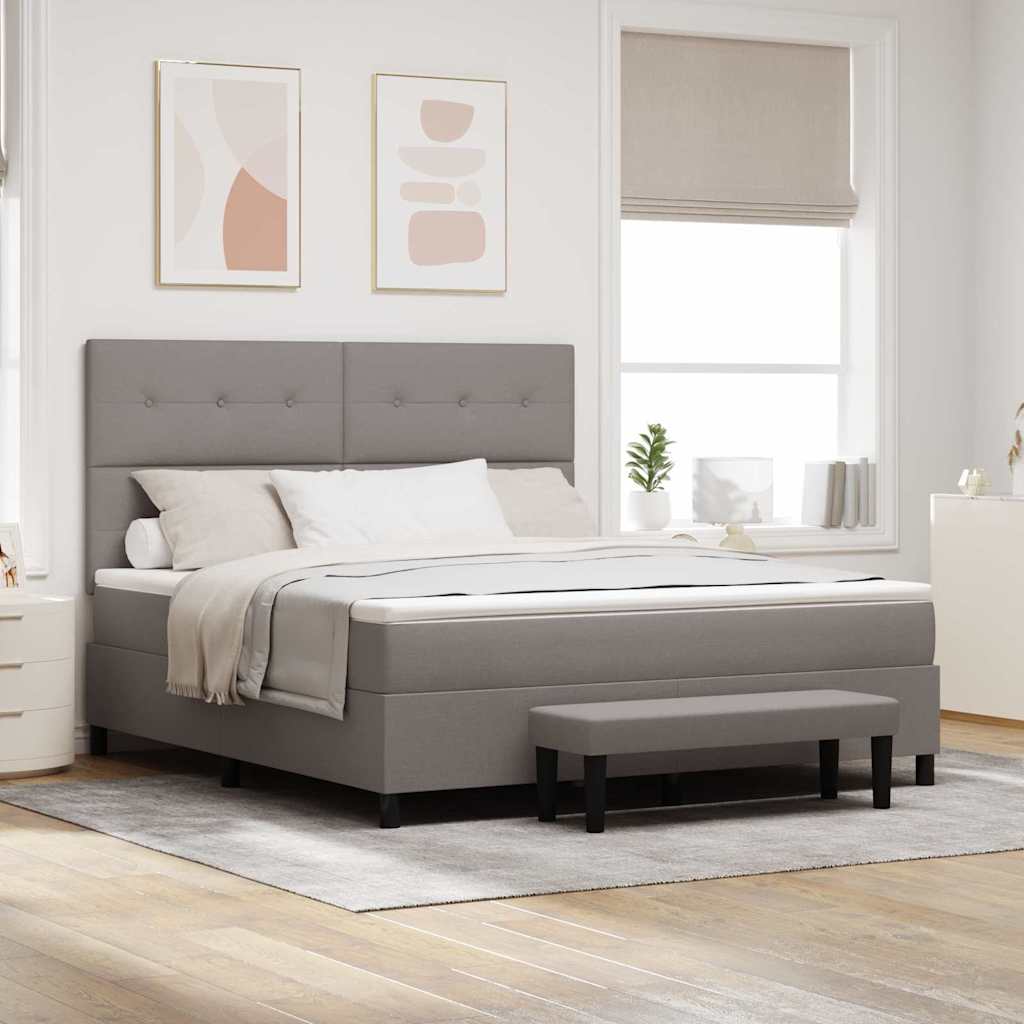 Letto a molle con testiera Talpa 180 x 200 cm Tessuto | homemem39