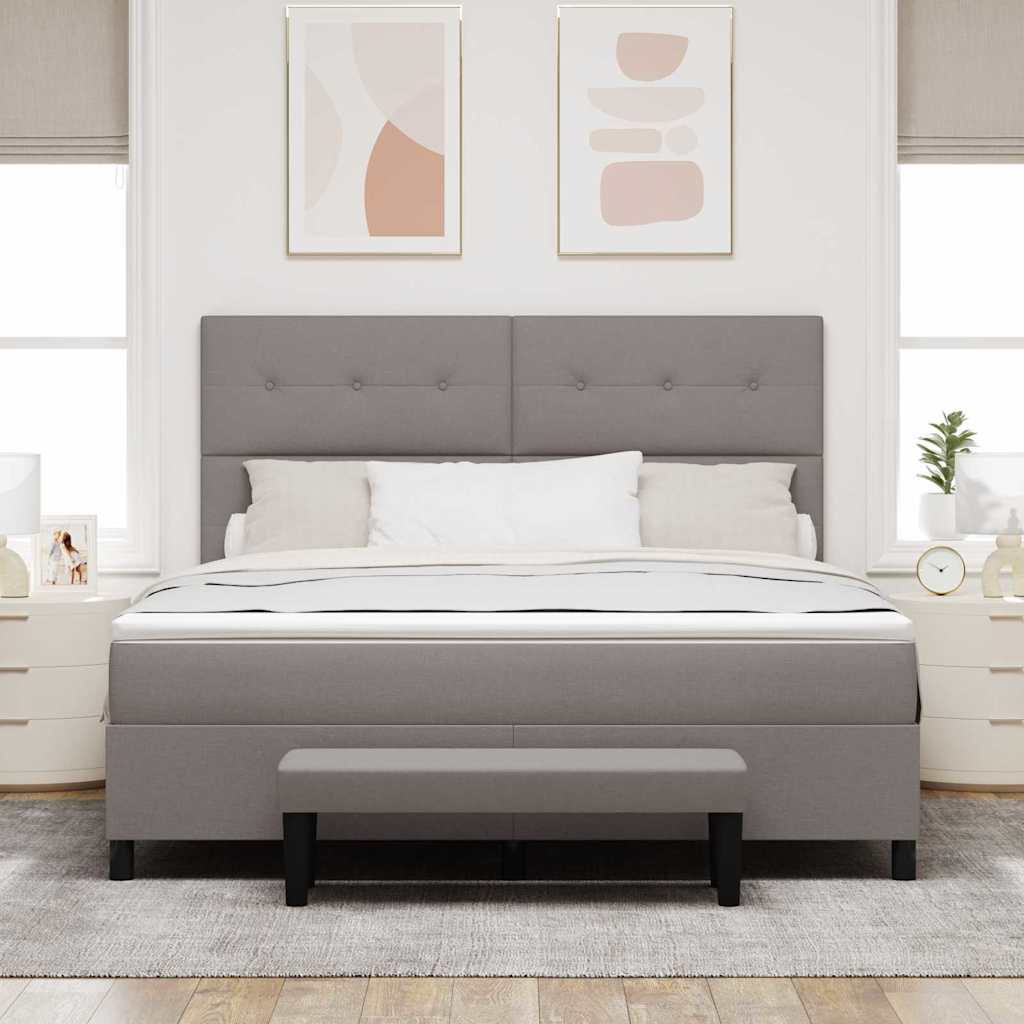 Letto a molle con testiera Talpa 180 x 200 cm Tessuto | homemem39