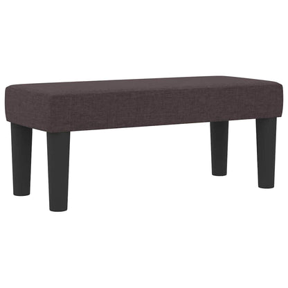 Letto a molle con testiera Marrone Scuro 80 x 200 cm Tessuto | homemem39