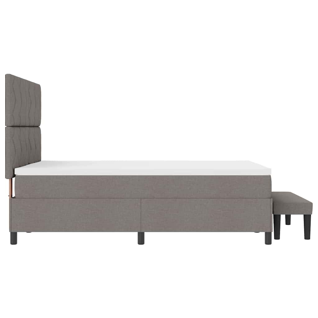 Letto a molle con testiera Talpa 140 x 190 cm Tessuto | homemem39
