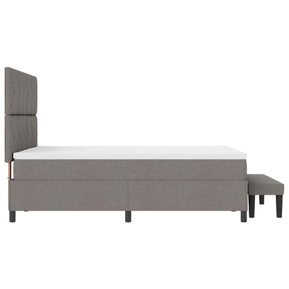 Letto a molle con testiera Talpa 140 x 190 cm Tessuto | homemem39