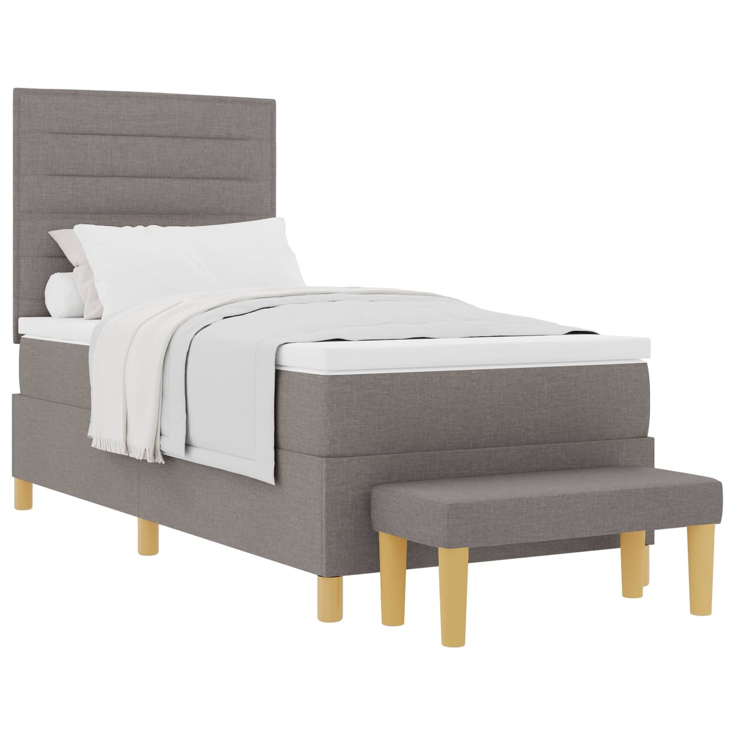 Letto a molle con testiera Talpa 200 x 90 cm Tessuto | homemem39