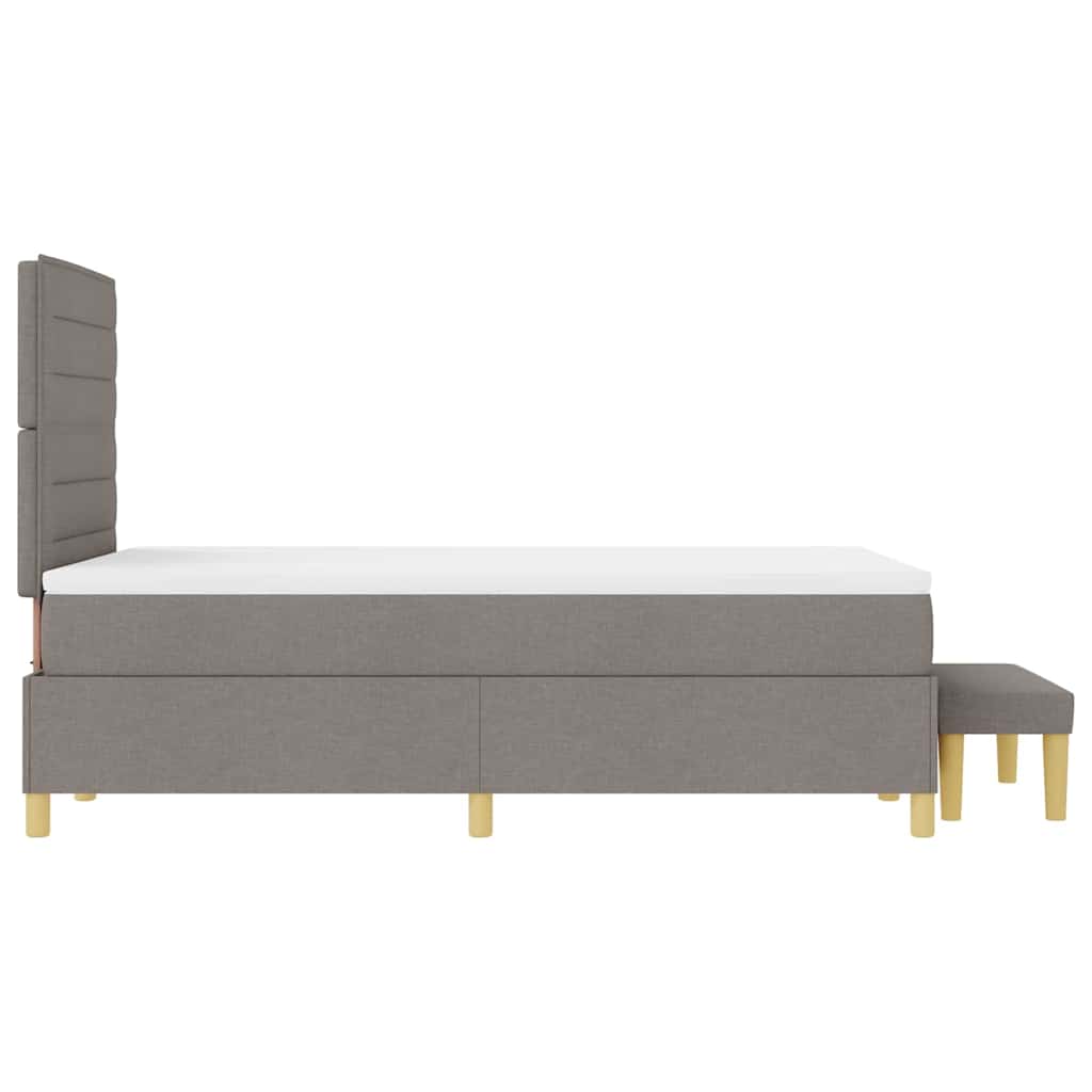 Letto a molle con testiera Talpa 190 x 120 cm Tessuto | homemem39