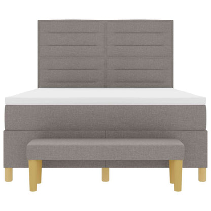 Letto a molle con testiera Talpa 190 x 140 cm Tessuto | homemem39