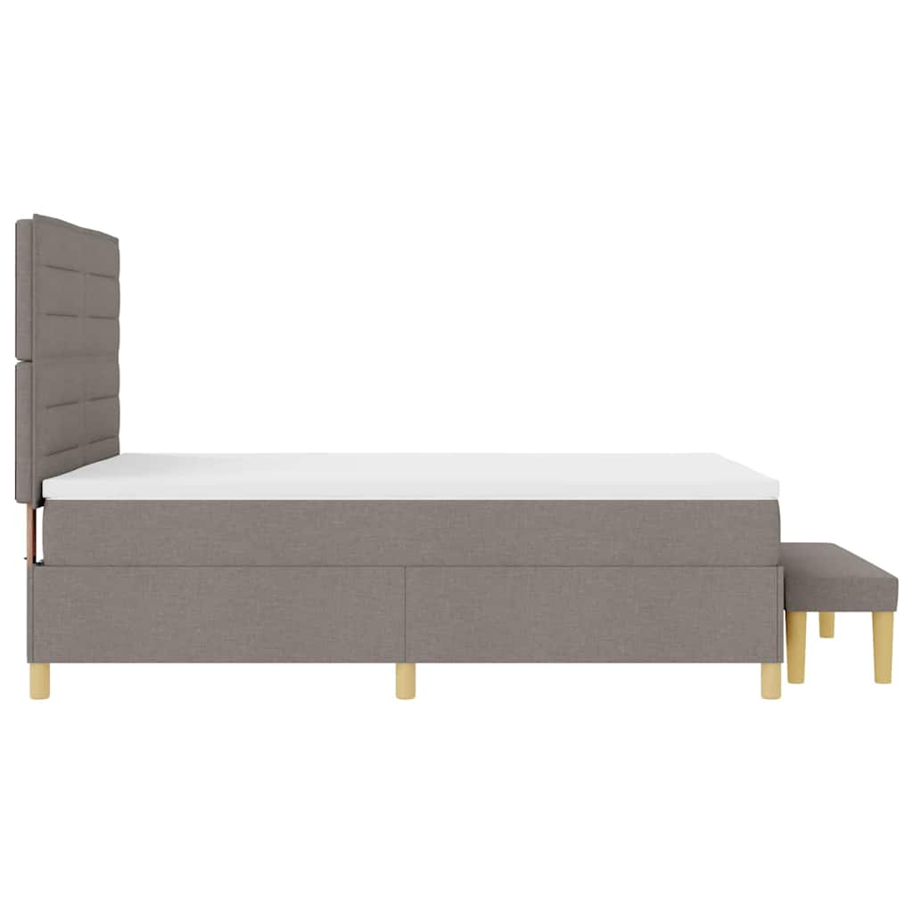 Letto a molle con testiera Talpa 190 x 140 cm Tessuto | homemem39