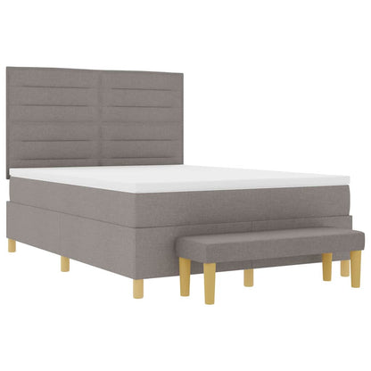 Letto a molle con testiera Talpa 200 x 140 cm Tessuto | homemem39