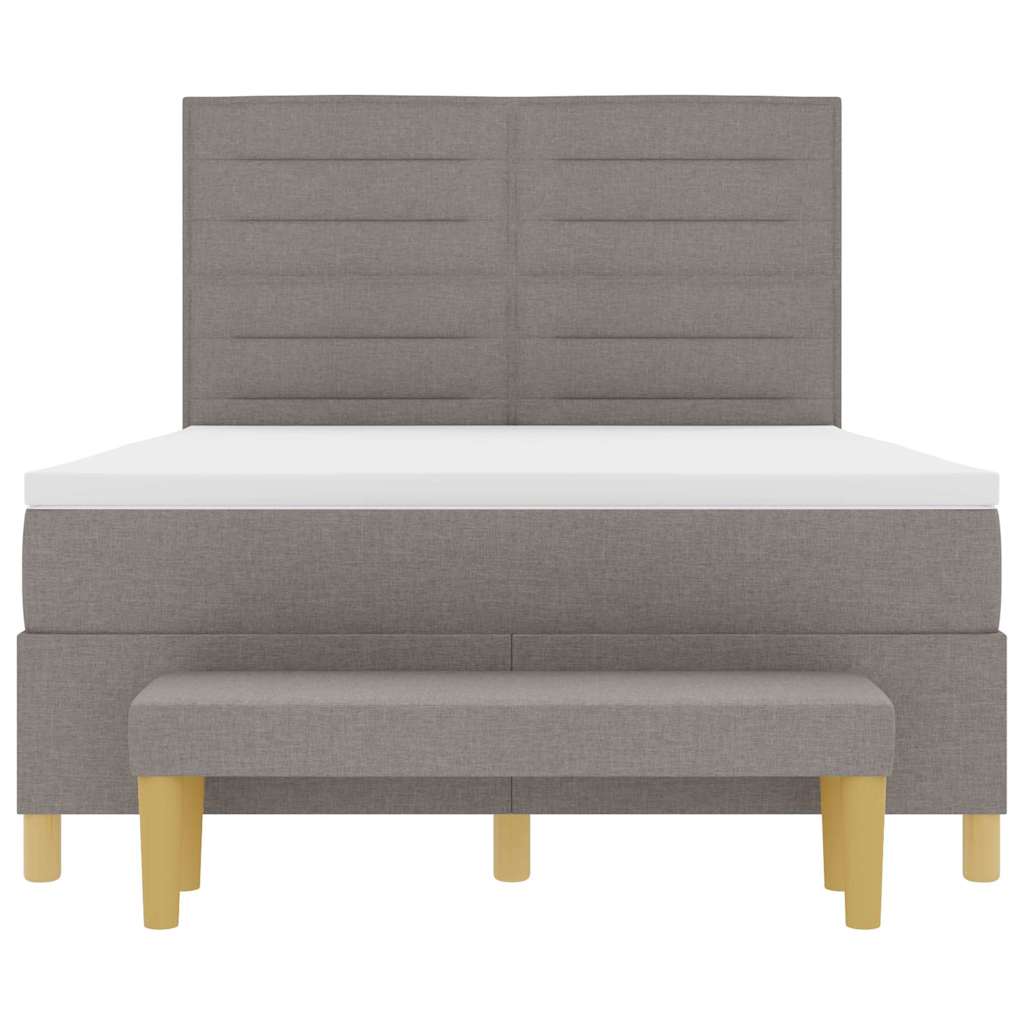 Letto a molle con testiera Talpa 200 x 140 cm Tessuto | homemem39