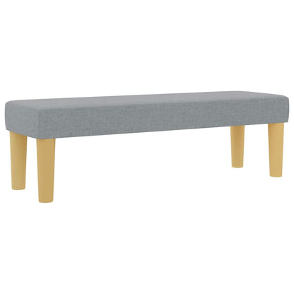 Letto a molle con cuscino Grigio chiaro 200 x 160 cm Tessuto | homemem39