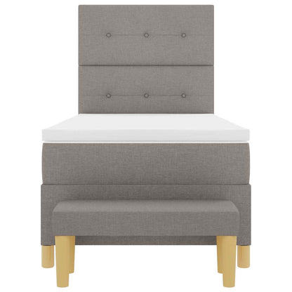 Letto a molle con testiera Talpa 190 x 90 cm Tessuto | homemem39
