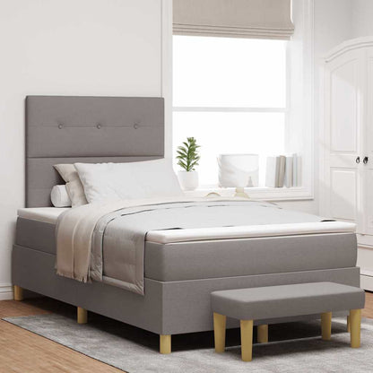 Letto a molle con testiera Talpa 190 x 120 cm Tessuto