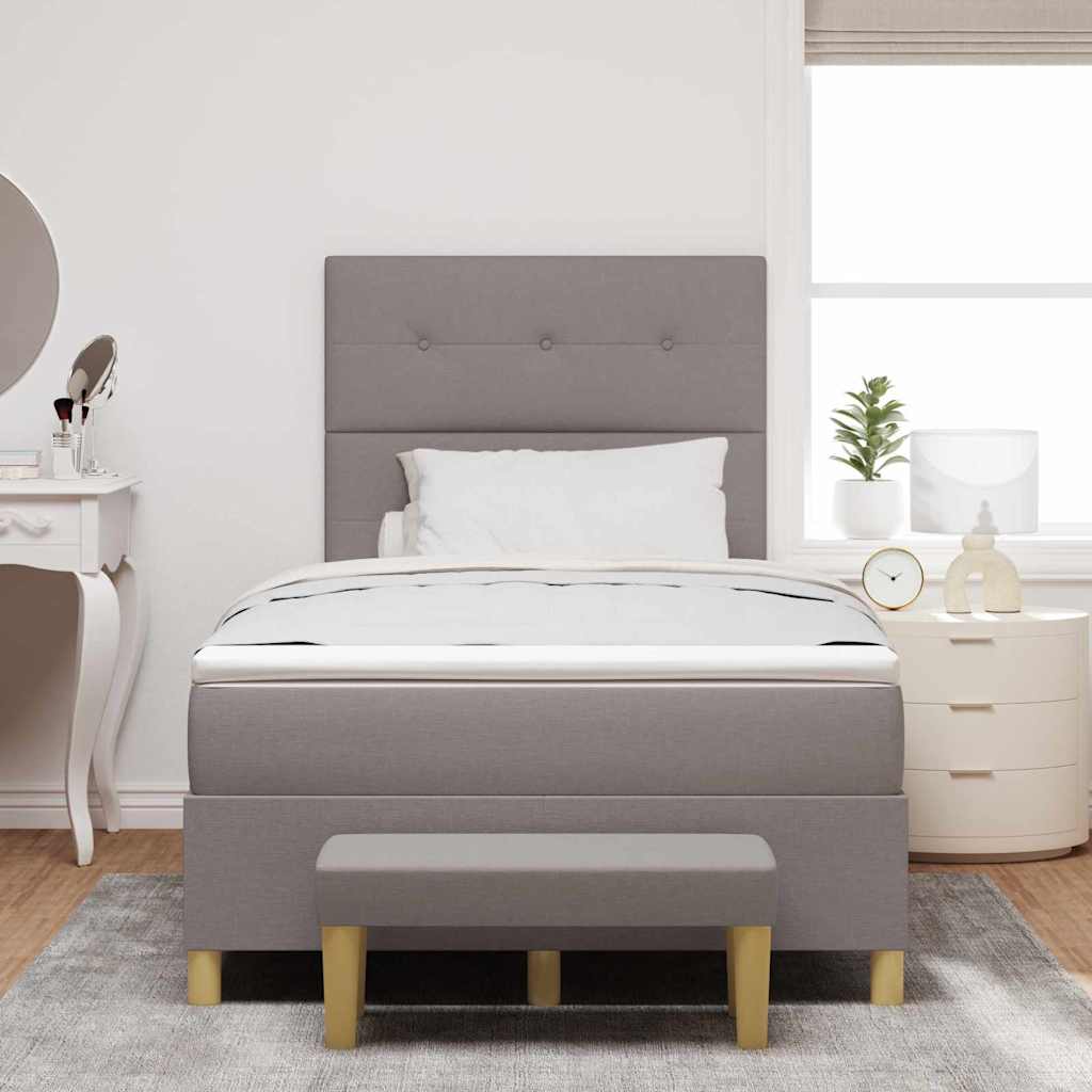 Letto a molle con testiera Talpa 190 x 120 cm Tessuto | homemem39