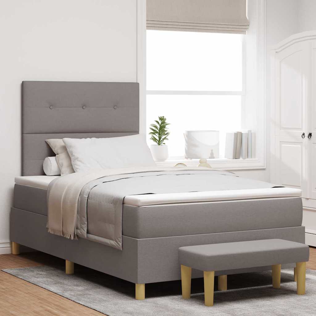 Letto a molle con testiera Talpa 120 x 200 cm Tessuto
