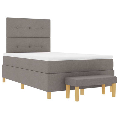 Letto a molle con testiera Talpa 120 x 200 cm Tessuto | homemem39