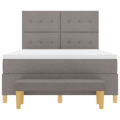 Letto a molle con testiera Talpa 190 x 140 cm Tessuto | homemem39