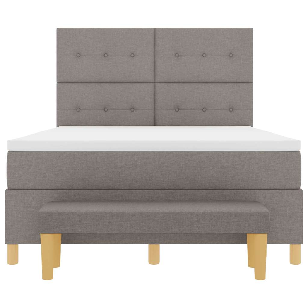 Letto a molle con testiera Talpa 140 x 200 cm Tessuto | homemem39