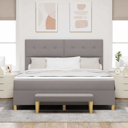 Letto a molle con testiera Talpa 200 x 180 cm Tessuto | homemem39