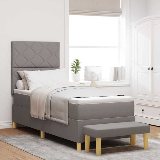 Letto a molle con testiera Talpa 200 x 80 cm Tessuto | homemem39
