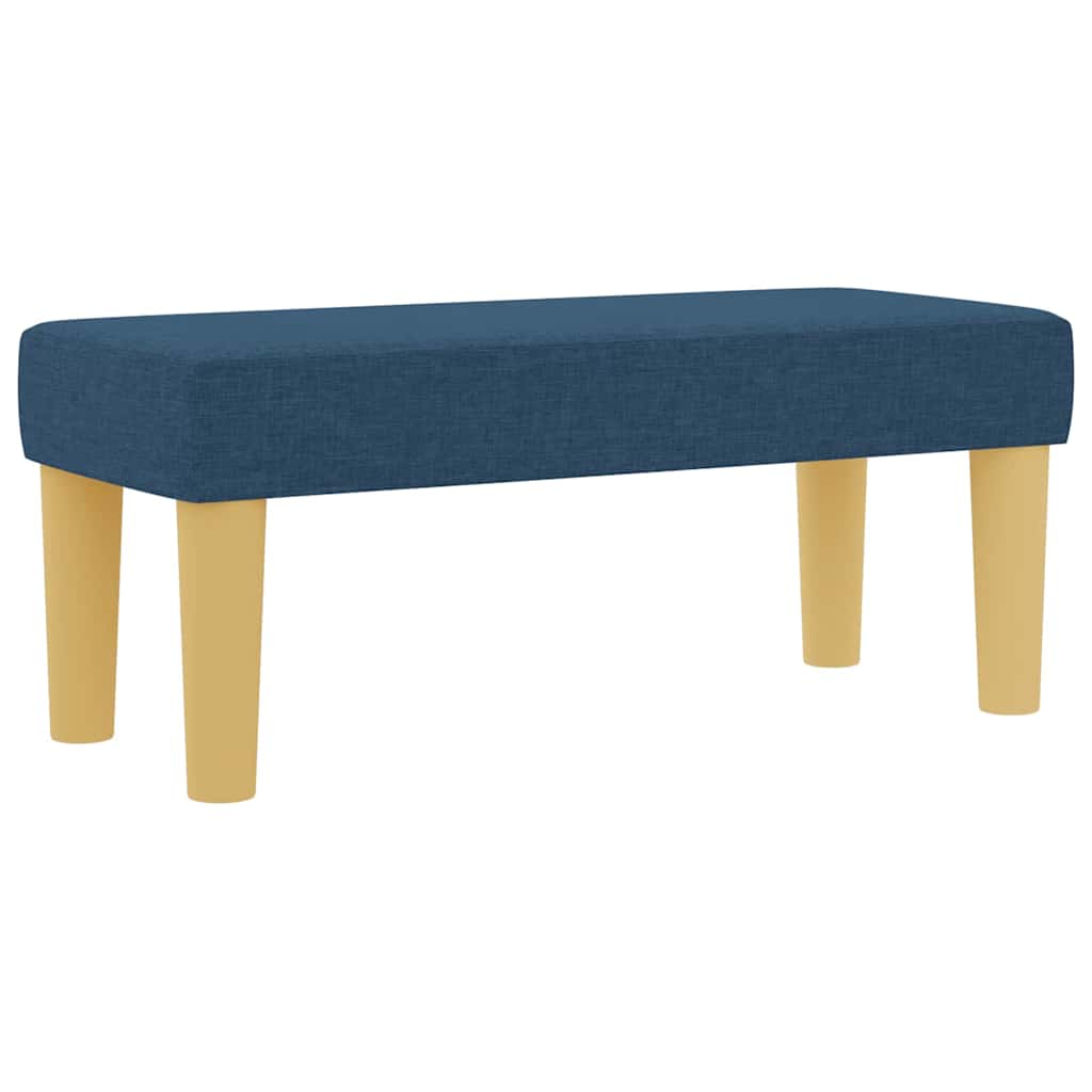 Letto a molle con testiera Blu 200 x 80 cm Tessuto | homemem39