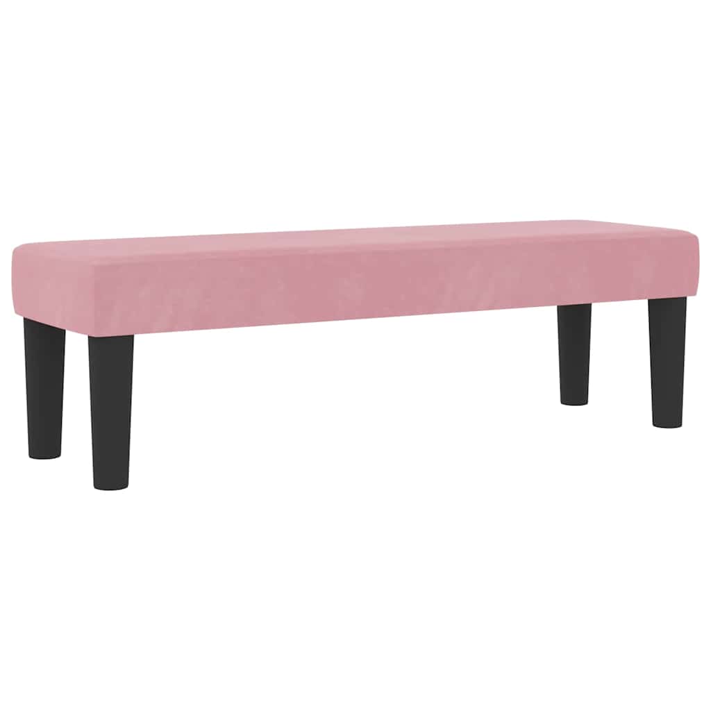 Letto a molle con testiera Rosa 190 x 120 cm Velluto | homemem39