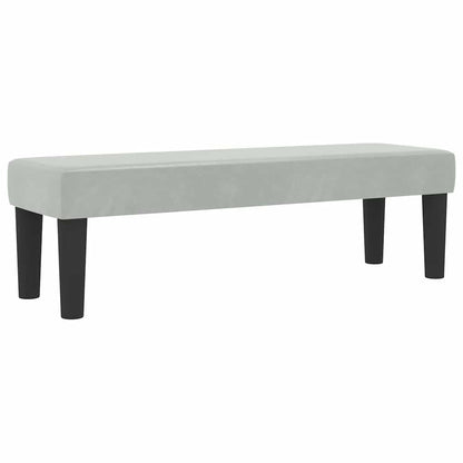 Letto a molle con testiera Grigio chiaro 200 x 160 cm Velluto | homemem39