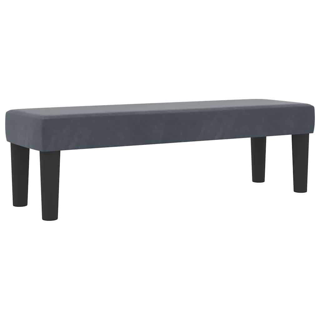 Letto a molle con testiera Grigio scuro 200 x 160 cm Velluto | homemem39