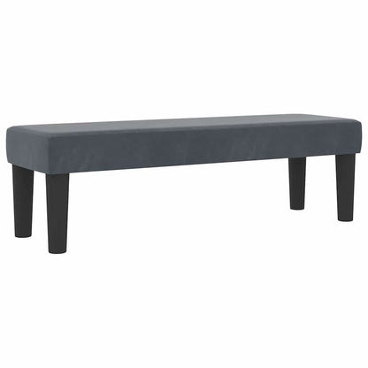 Letto a molle con testiera Grigio scuro 200 x 160 cm Velluto | homemem39