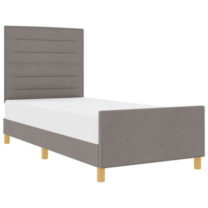 Struttura del letto con testiera Talpa 100 x 200 cm Tessuto | homemem39